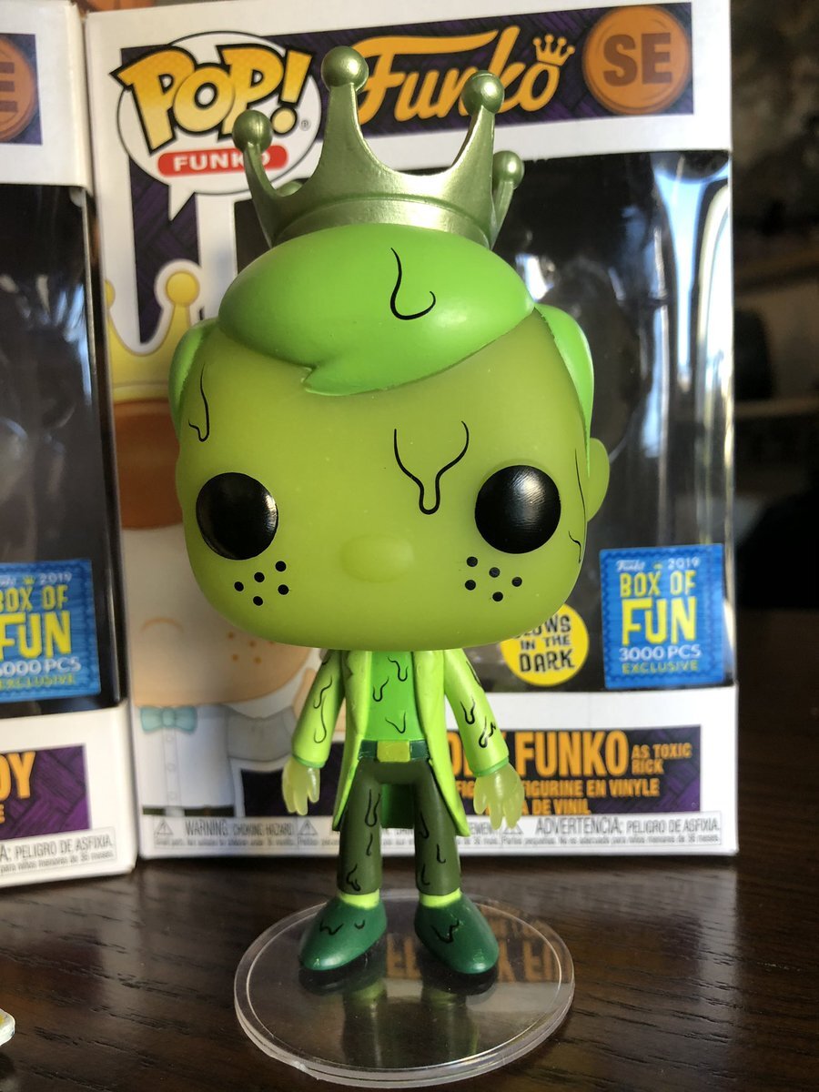Funko POP! SE Freddy Funko (As Toxic Rick) 2019 Fundays Box Of Fun