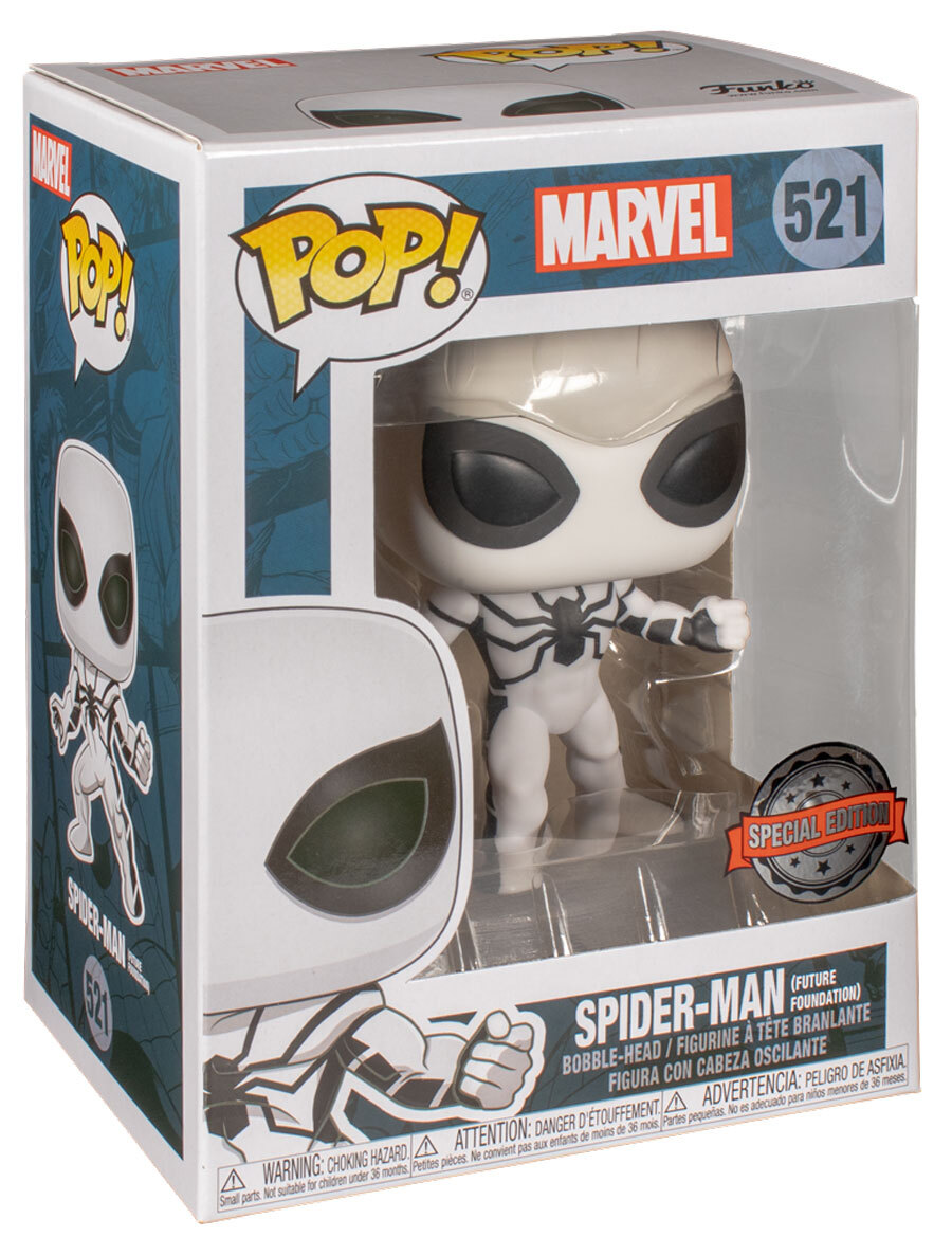 Funko POP! Marvel 521 SpiderMan (Future Foundation) New, Mint Condition