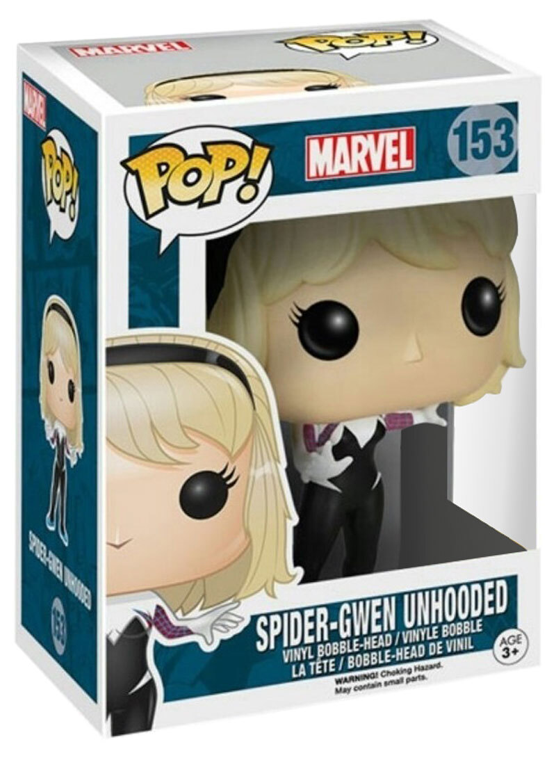 Funko POP! Marvel 153 SpiderGwen (Unhooded) New, Mint Condition
