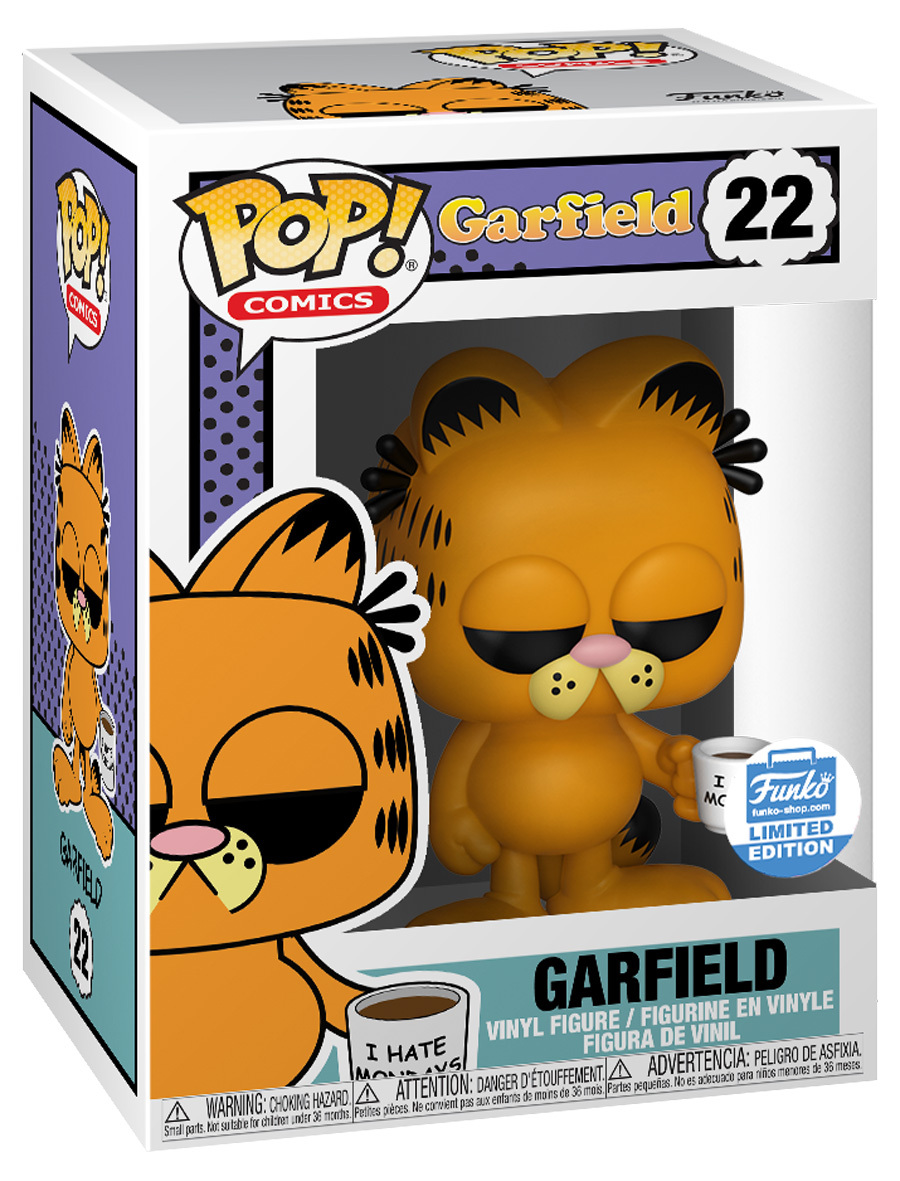 Funko POP! Comics Garfield 22 Garfield (I Hate Mondays Mug) Funko
