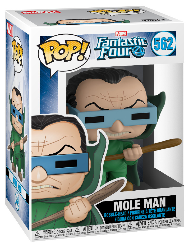 Funko POP! Marvel Fantastic Four 562 Mole Man New, Mint Condition