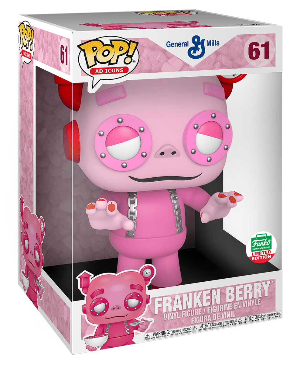 Funko POP! Ad Icons General Mills 61 Franken Berry 10" Super Sized