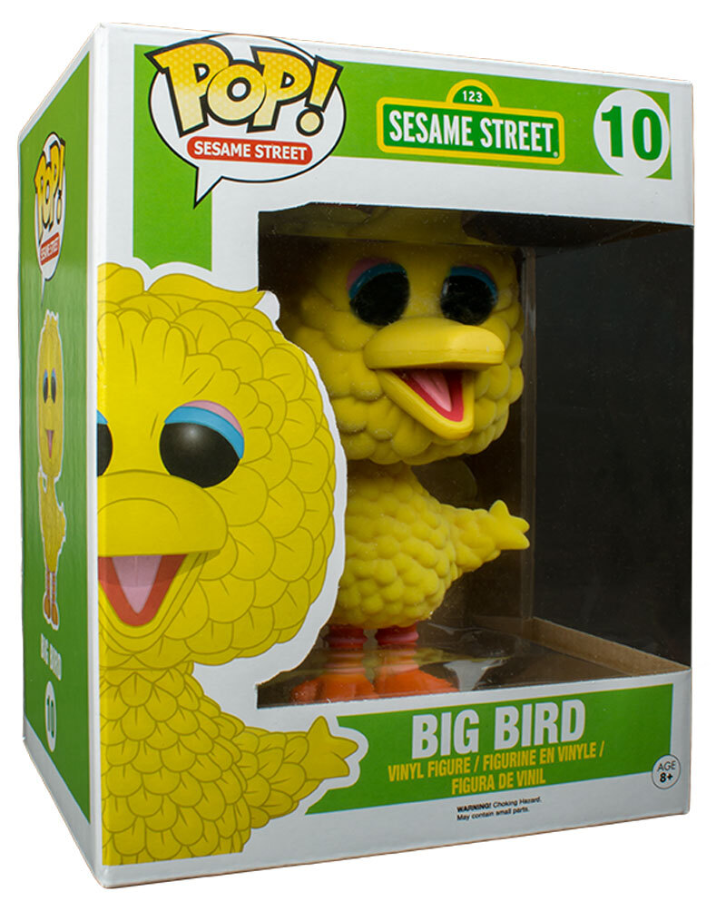 Funko POP! Sesame Street 10 Big Bird (Flocked) Super Sized 6" POP