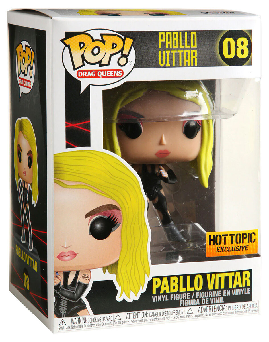 Funko POP! Drag Queens 08 Pabllo Vittar Limited Hot Topic Exclusive