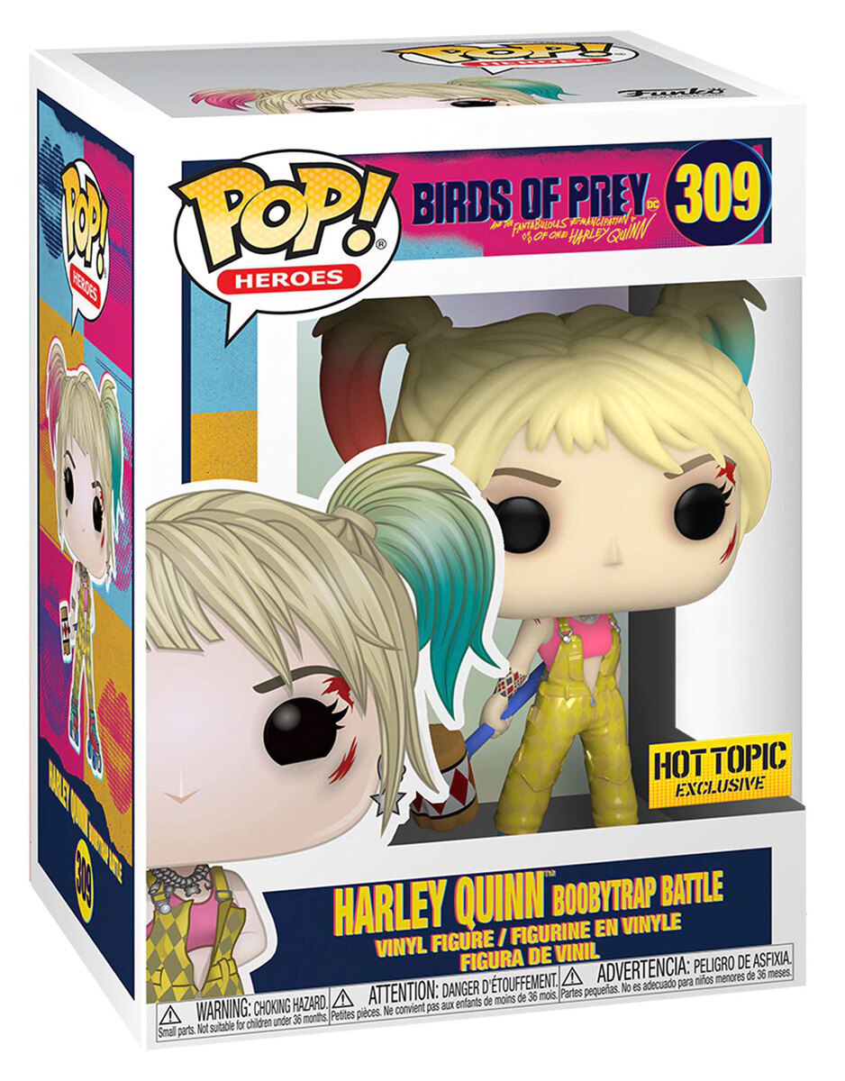 Funko POP! Heroes Birds Of Prey 309 Harley Quinn Boobytrap Battle
