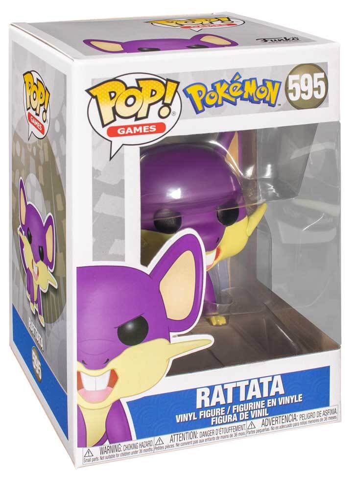 Funko POP! Games Pokemon 595 Rattata New, Mint Condition