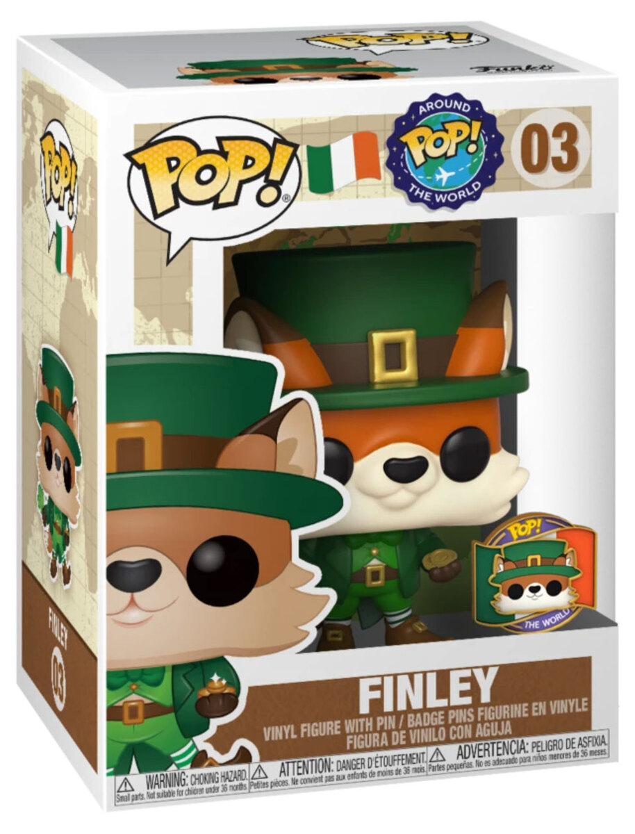 Funko POP! Around The World 03 Finley (With Pin) Funko Shop Limited