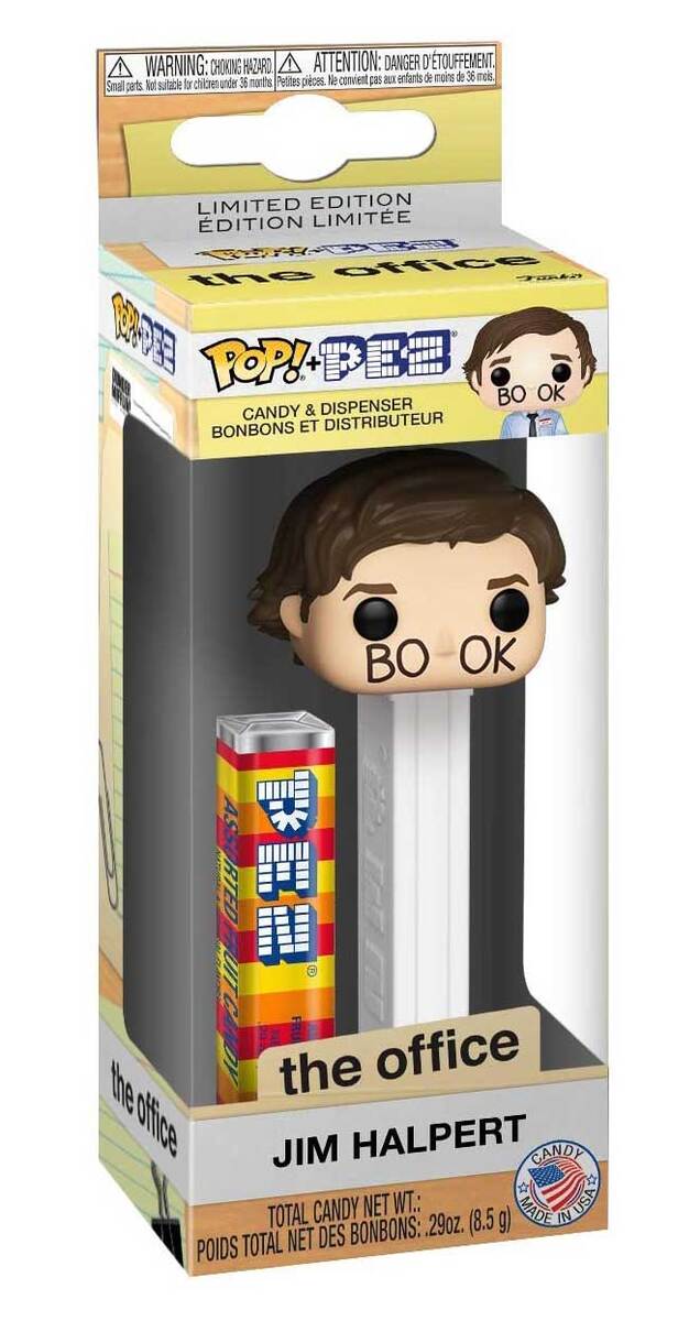 Funko POP! Pez Jim Halpert (The Office) Limited Edition Candy & Dispenser New, Mint Condition