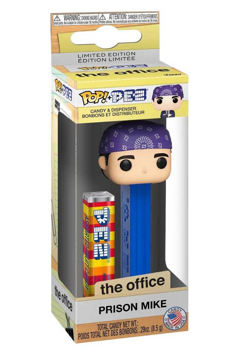 Funko POP! Pez Prison Mike (The Office) Limited Edition Candy & Dispenser New, Mint Condition