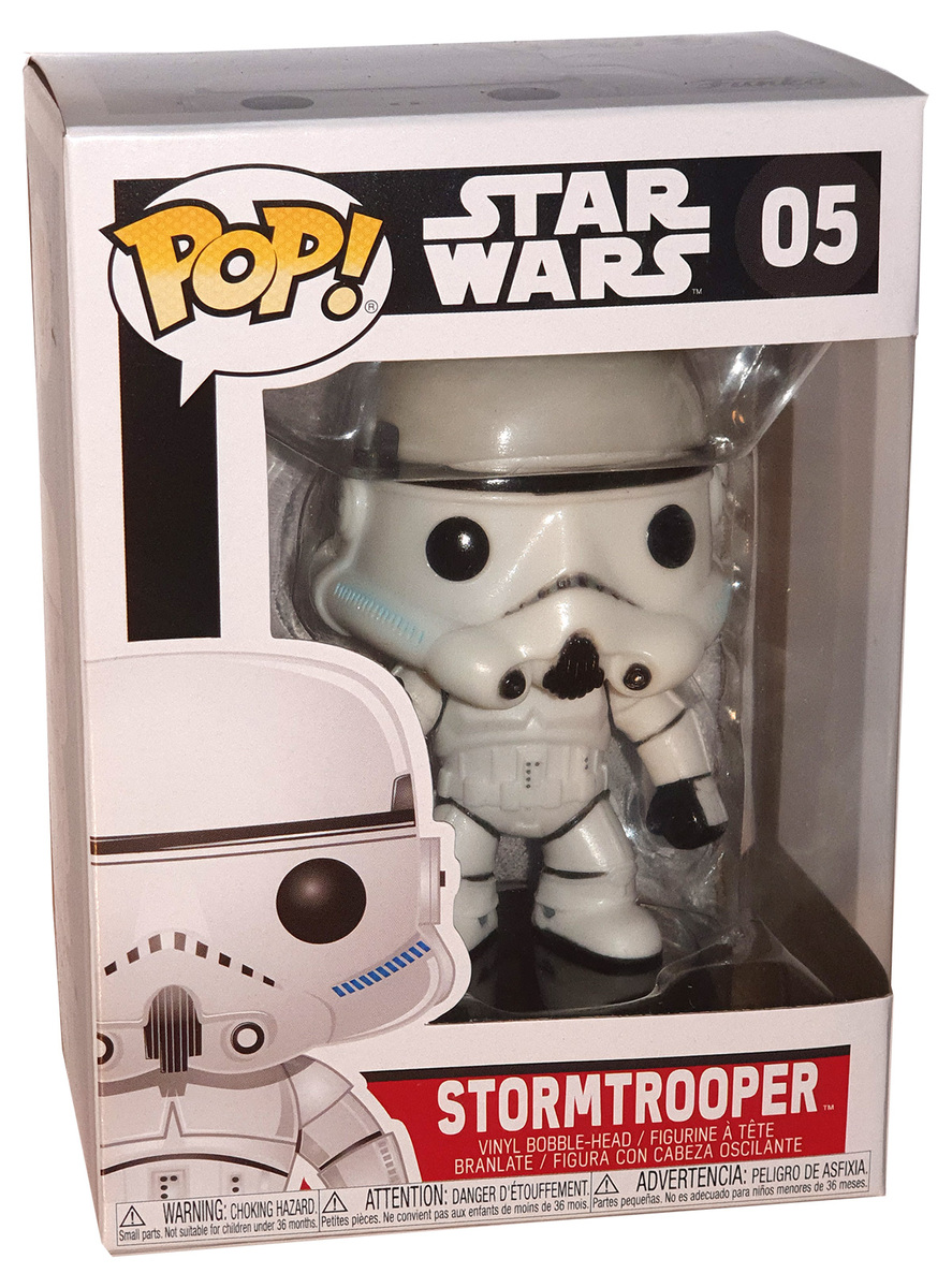 Funko POP! Star Wars 05 Stormtrooper (Black Box) New, Mint Condition