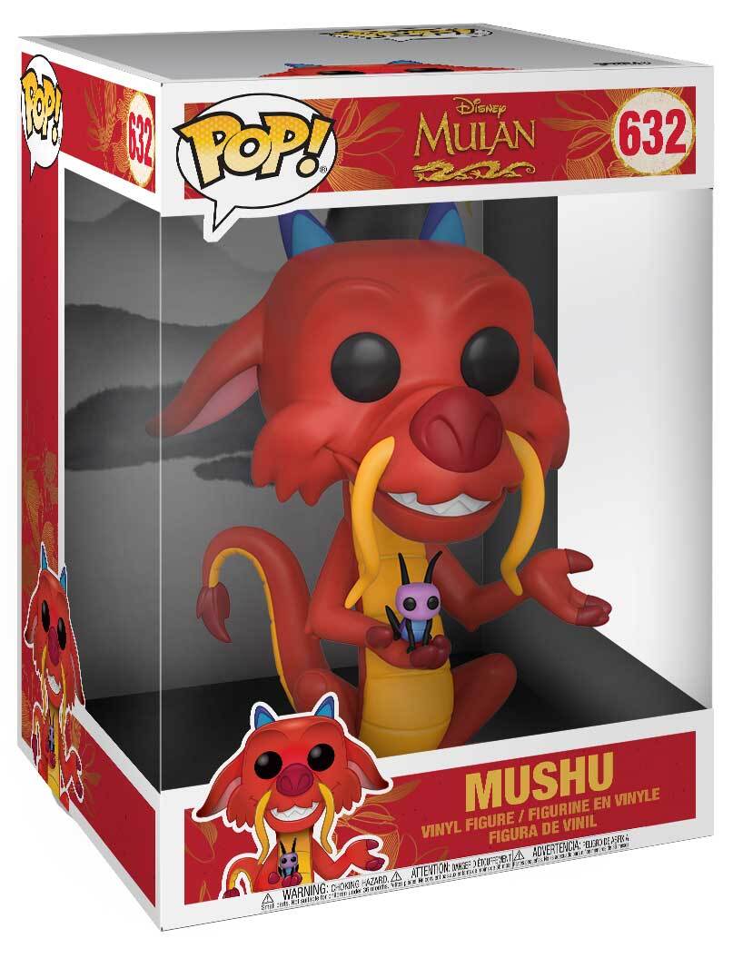 Funko POP! Disney Mulan 632 Mushu Super Sized 10" POP New, Mint