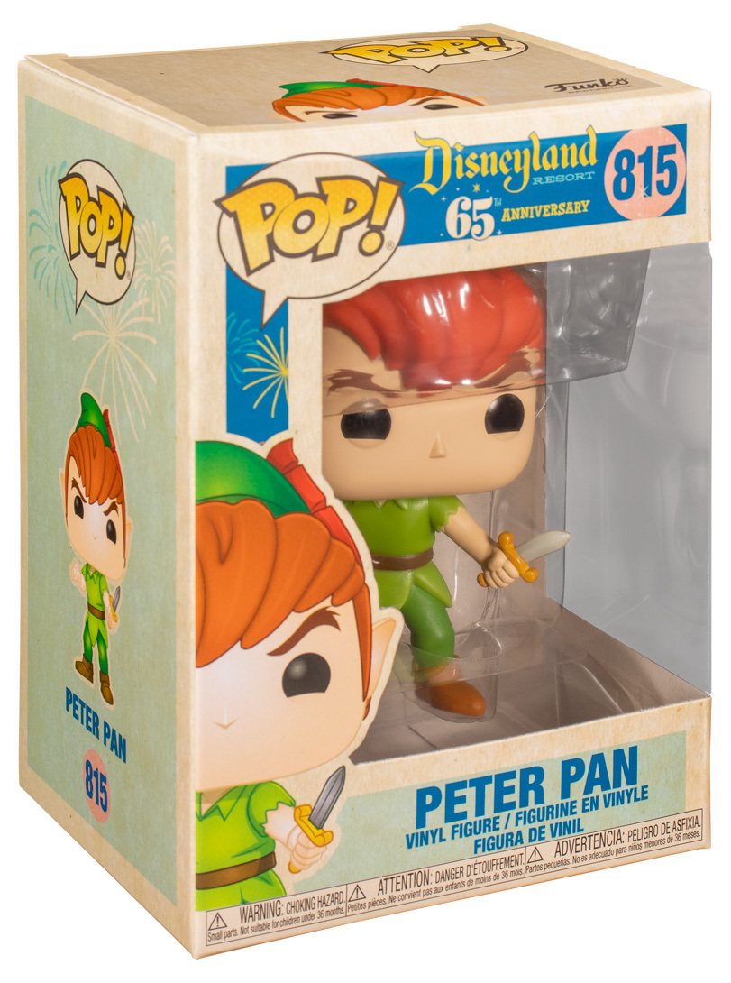 Funko POP! Disneyland 65th Anniversary 815 Peter Pan New, Mint Condition
