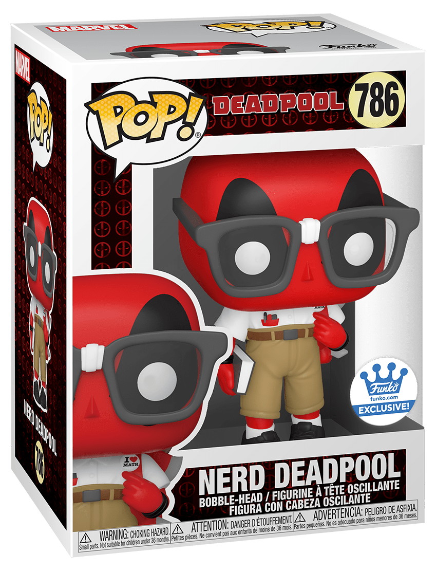 Funko POP! Marvel 786 Nerd Deadpool Limited Funko Shop Exclusive