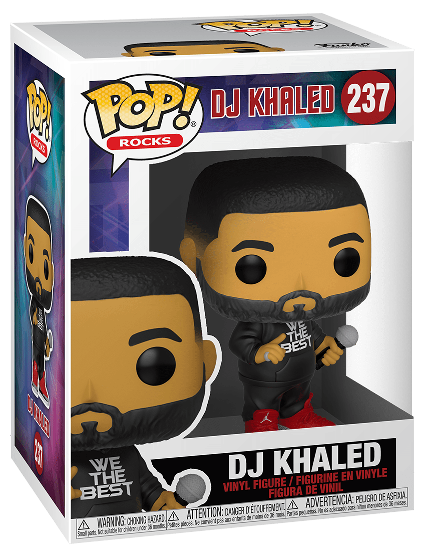 Funko POP! Rocks DJ Khaled 237 DJ Khaled New, Mint Condition