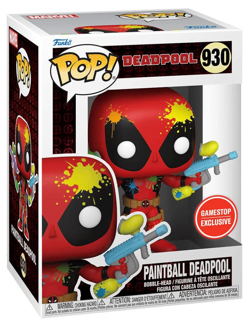 Funko POP! Marvel Deadpool 930 Paintball Deadpool Limited Gamestop
