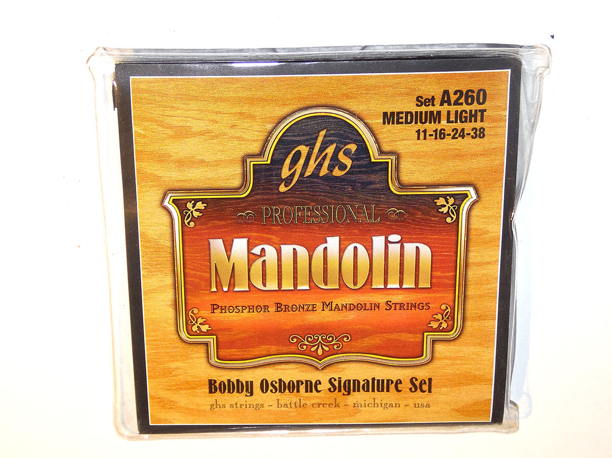 GHS A260 Bobby Osborne Phosphor Bronze Mandolin Strings Medium Light