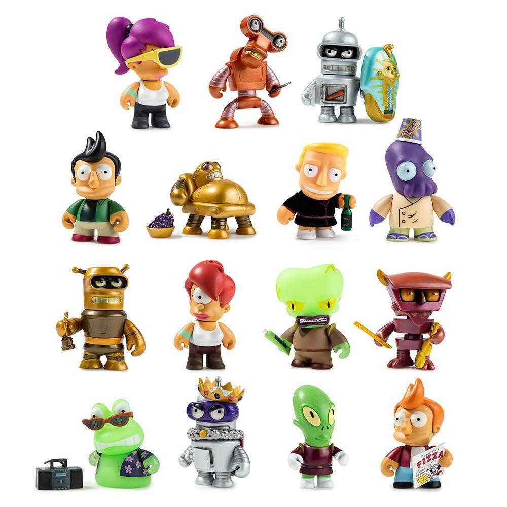 Kid Robot Futurama Universe X 3” Blind Box Vinyl Figure New, Mint