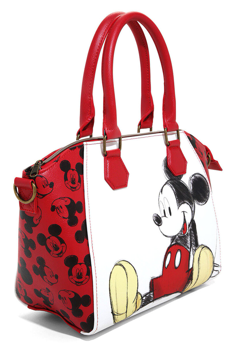 Disney Mickey Mouse Sketch Satchel Bag by Loungefly New, Mint Condition