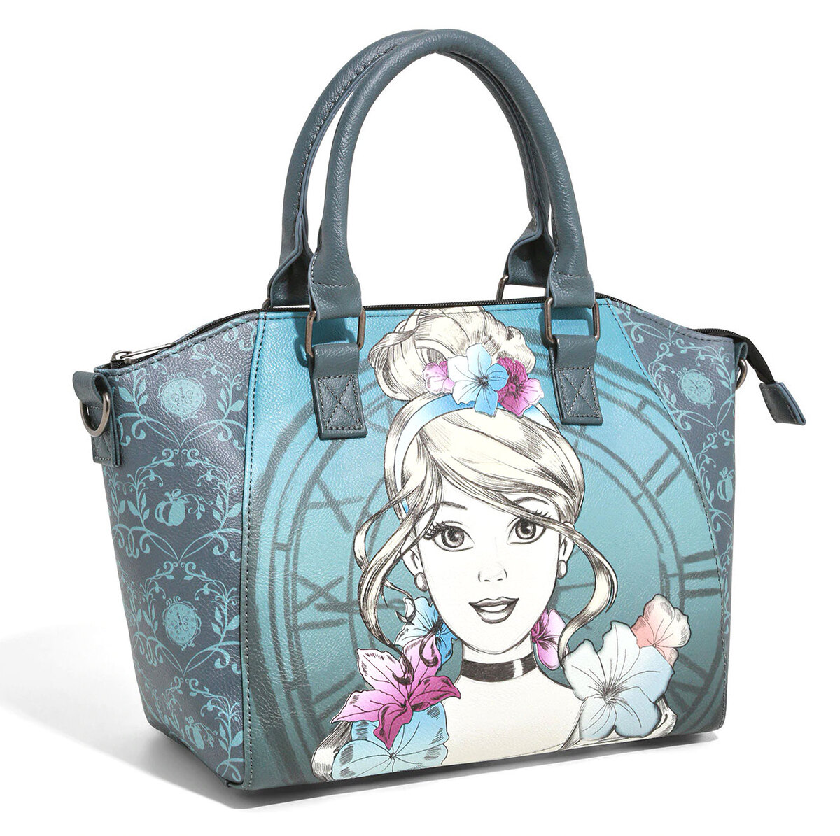 Disney Cinderella Watercolor Satchel Bag by Loungefly New With Tags