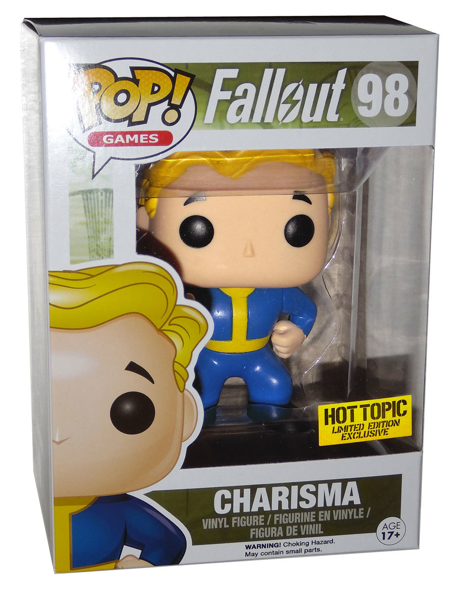 Funko POP! Games Fallout 98 Charisma Hot Topic Limited Edition