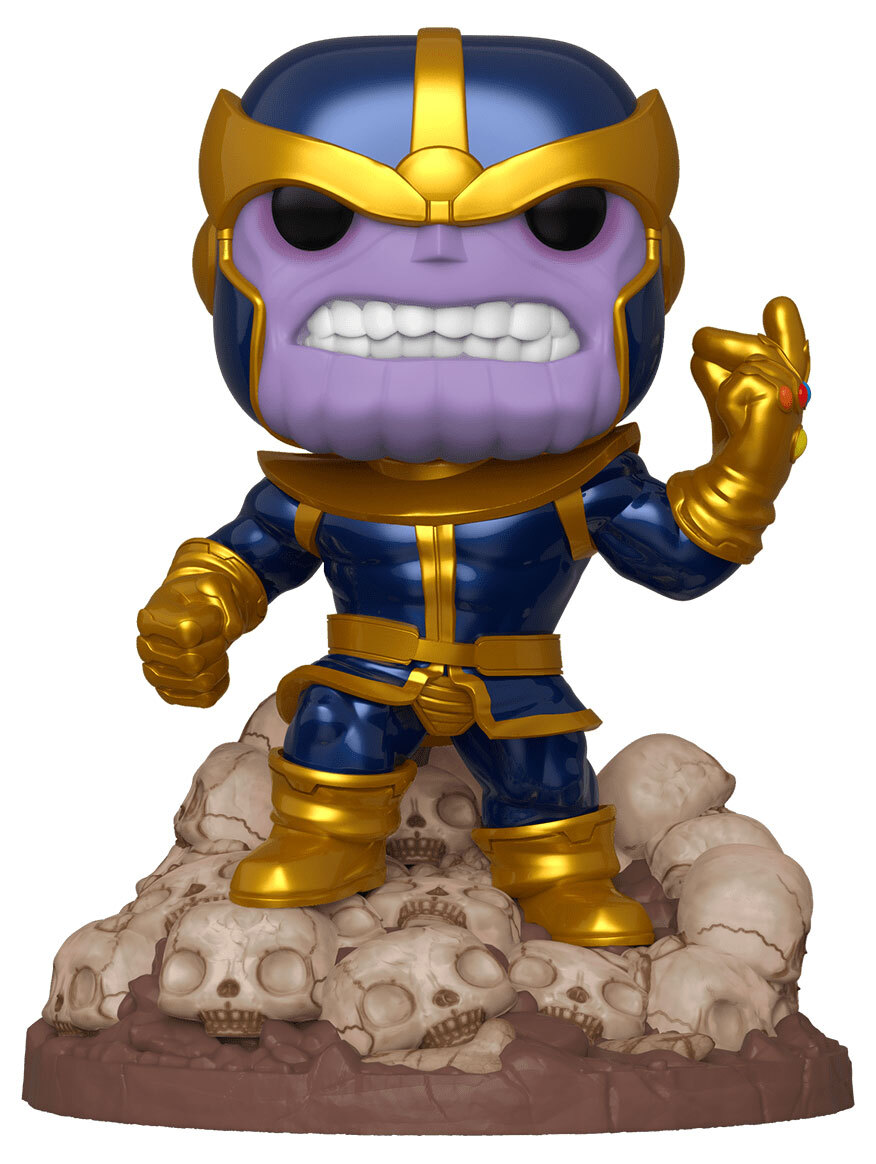 Funko POP! Marvel 556 Thanos With Infinity Gauntlet (Metallic) Super