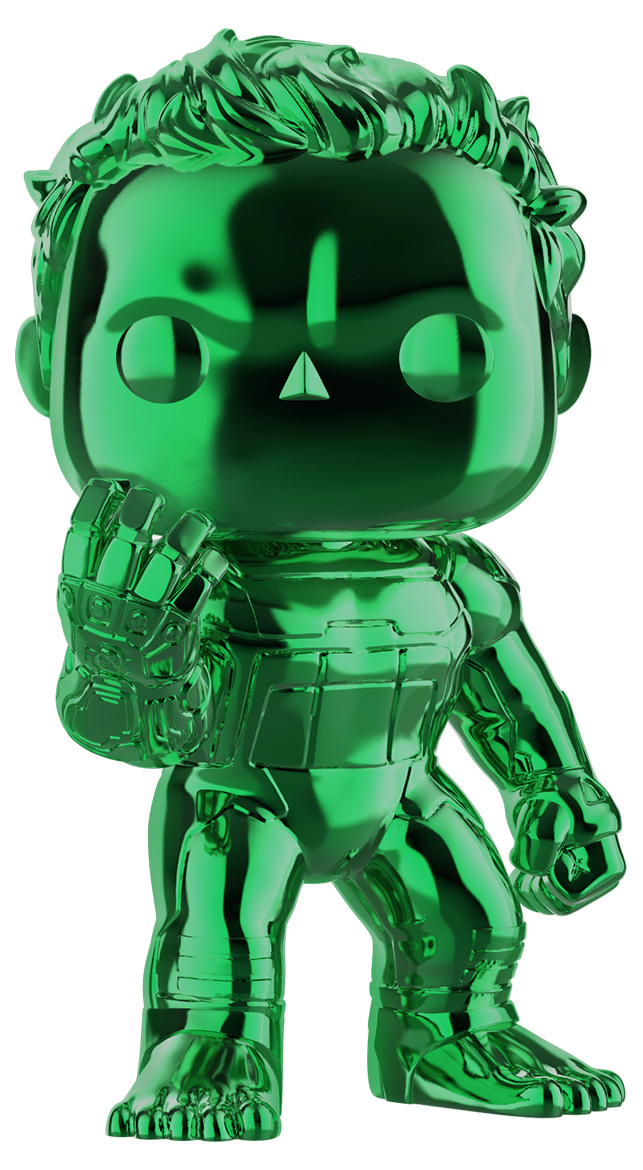 Funko POP! Marvel Avengers Endgame 499 Hulk (Green Chrome) Limited