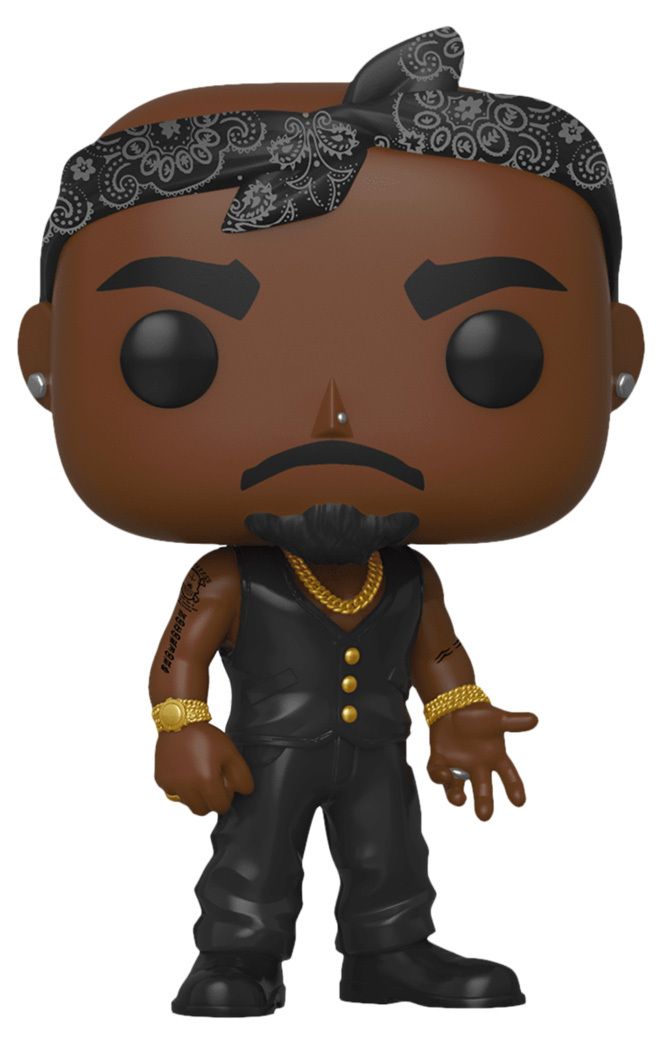 Funko POP! Rocks 2PAC 158 Tupac Shakur (In Vest) New, Mint Condition