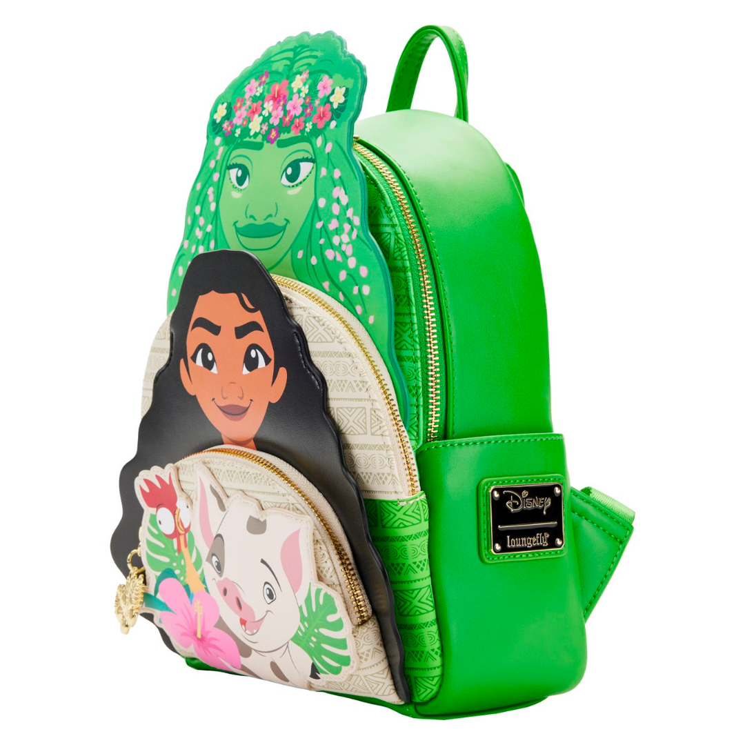 Loungefly Disney Moana Friends Trio Mini Backpack New, With Tags