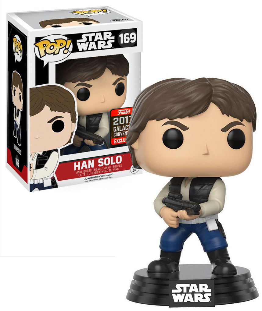 Funko POP Star Wars Celebration 169 Han Solo 125 Princess Leia