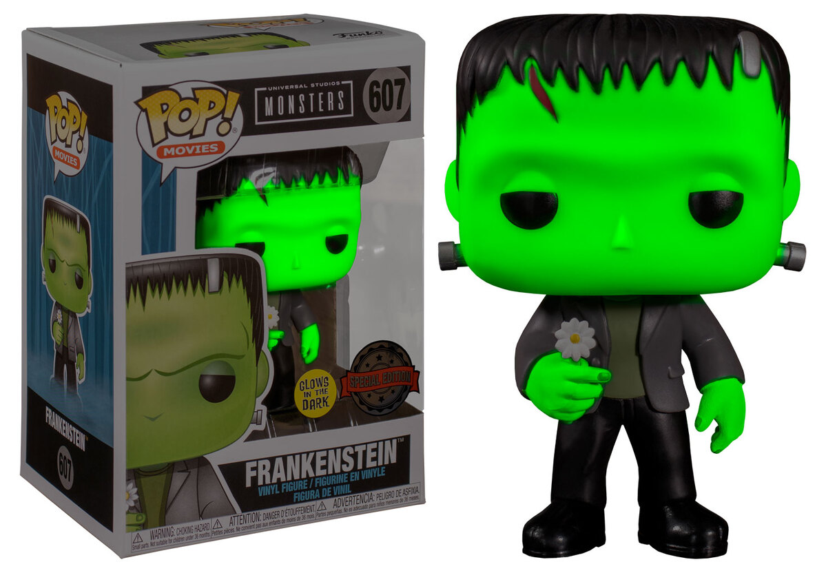 Funko POP! Movies Universal Monsters 607 Frankenstein (With Flower