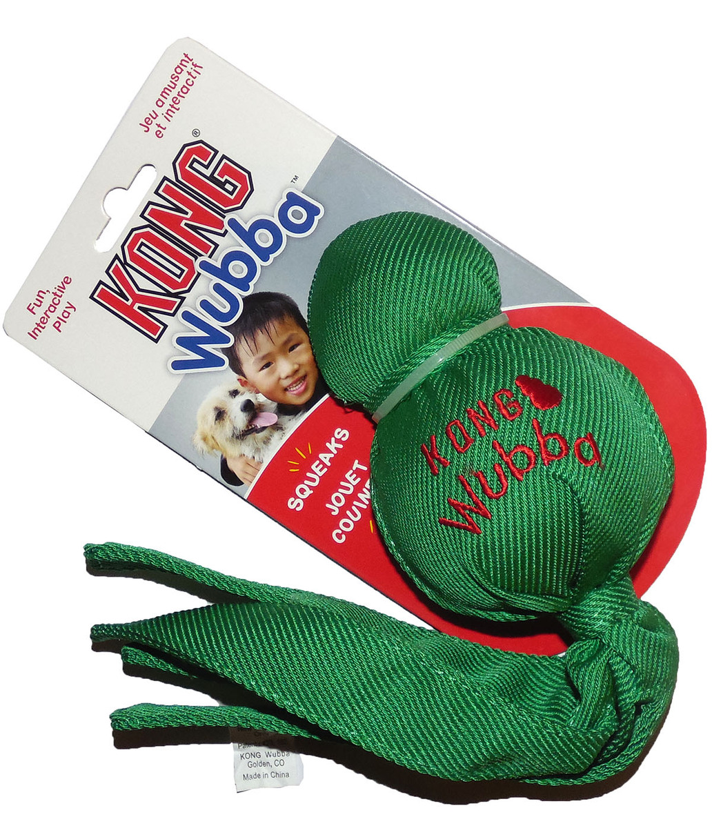 KONG Holiday Wubba For Dogs in Two Christmas Colours Large
