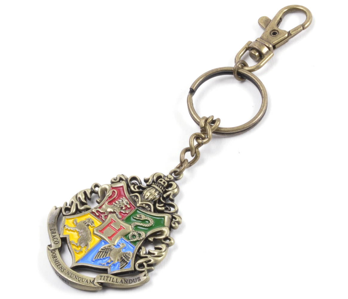 Harry Potter Hogwarts Keychain Diecast High Quality New Mint Cond Keyring