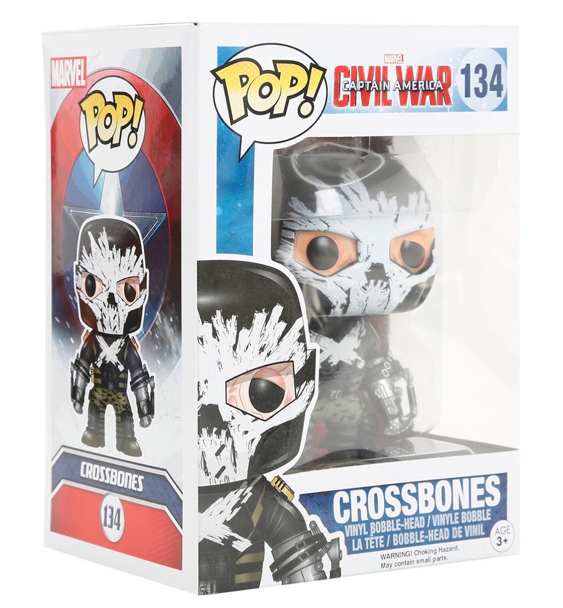 FUNKO POP! Marvel Crossbones 134 from Captain America Civil War Mint