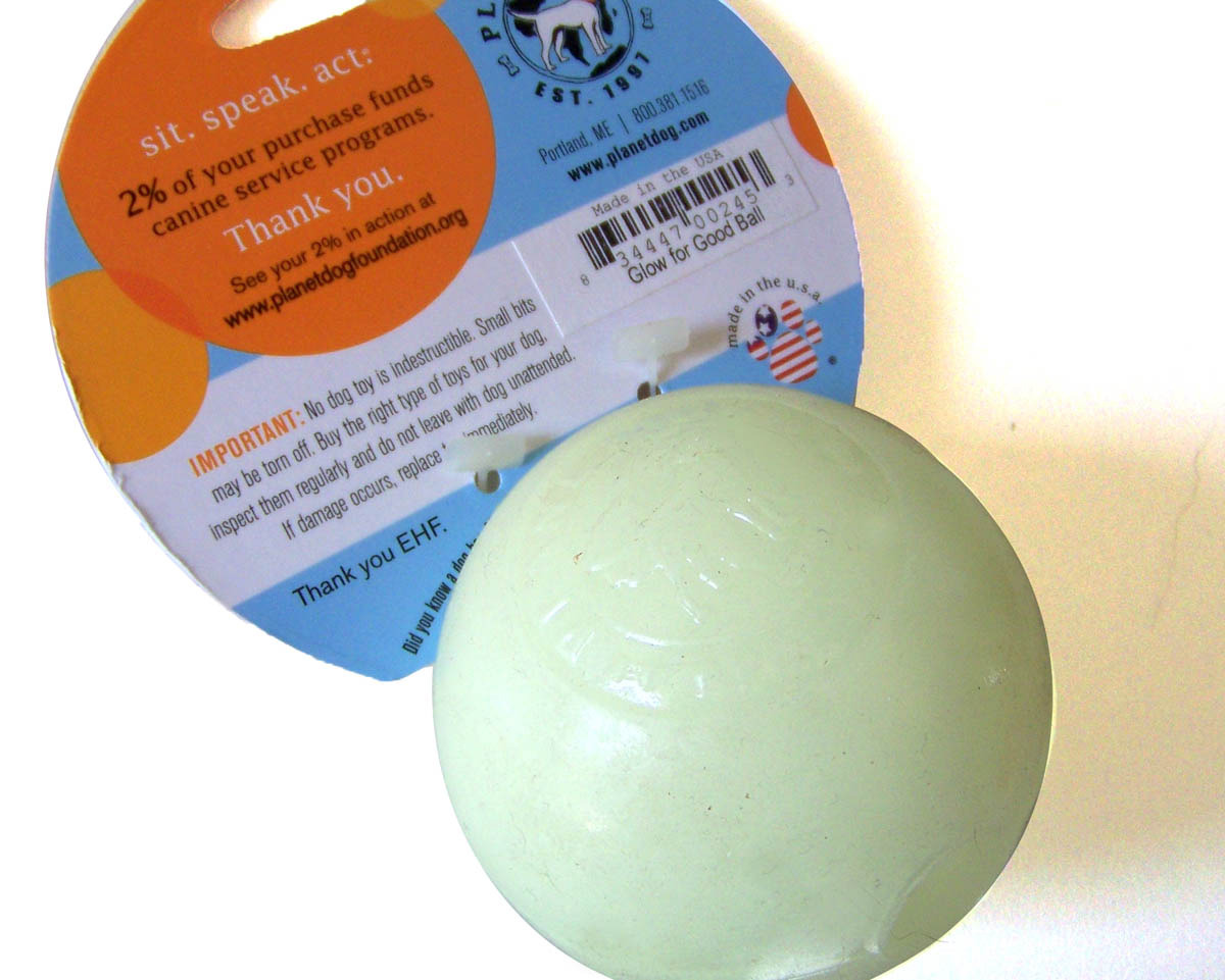 Dog Orbee Tuff Glow For Good Ball Medium
