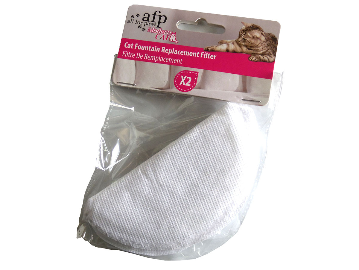 All For Paws 1 Litre Pet Fountain Replacement Filters Two Pack