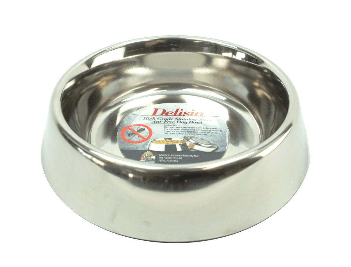 Delisio Stainless Steel Ant Free Pet Bowl Large, 1.6L