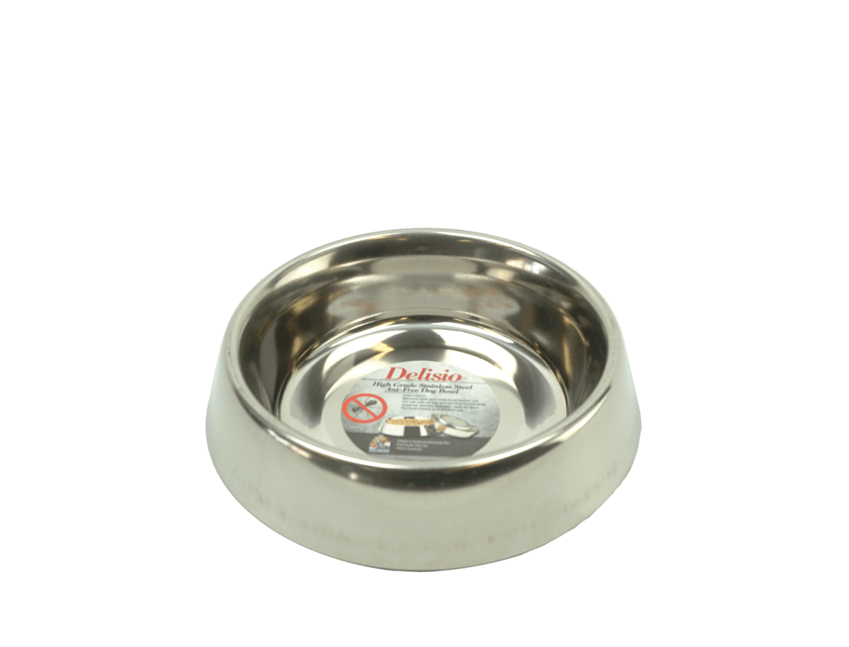 Delisio Stainless Steel Ant Free Pet Bowl Small, 454ml