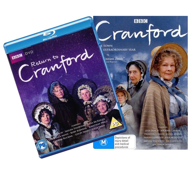 Cranford (DVD, 2009, 2Disc Set) PLUS Return to Cranford (2010, Bluray