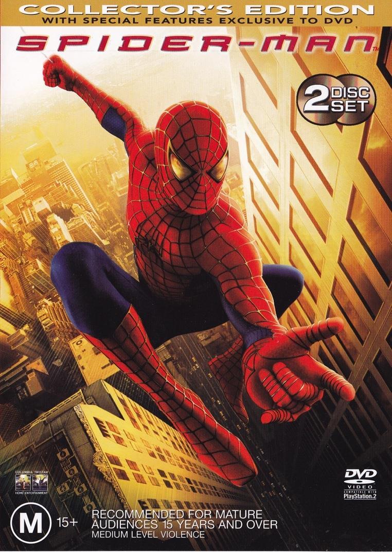 SpiderMan (DVD, 2002, 2Disc Collector's Edition) AS NEW