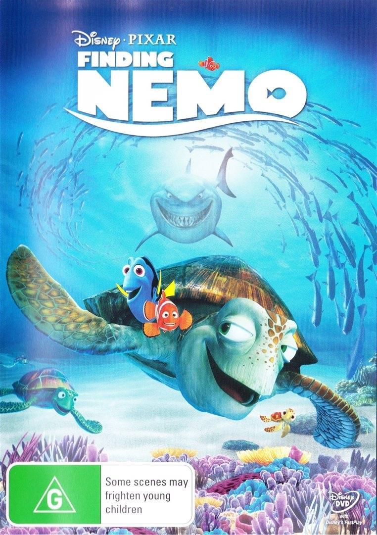 Finding Nemo (DVD, 2012 1 Disc Edition) Region 4 Australia AS NEW