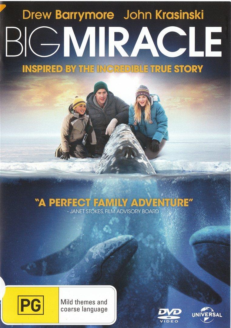Big Miracle (DVD, 2012, 1 Disc) As New Condition Drew Barrymore John