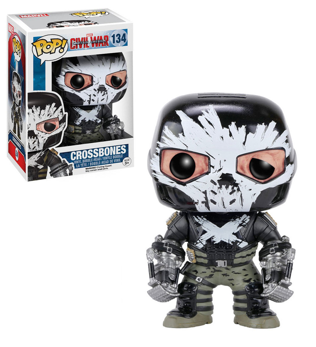 FUNKO POP! Marvel Crossbones 134 from Captain America Civil War Mint