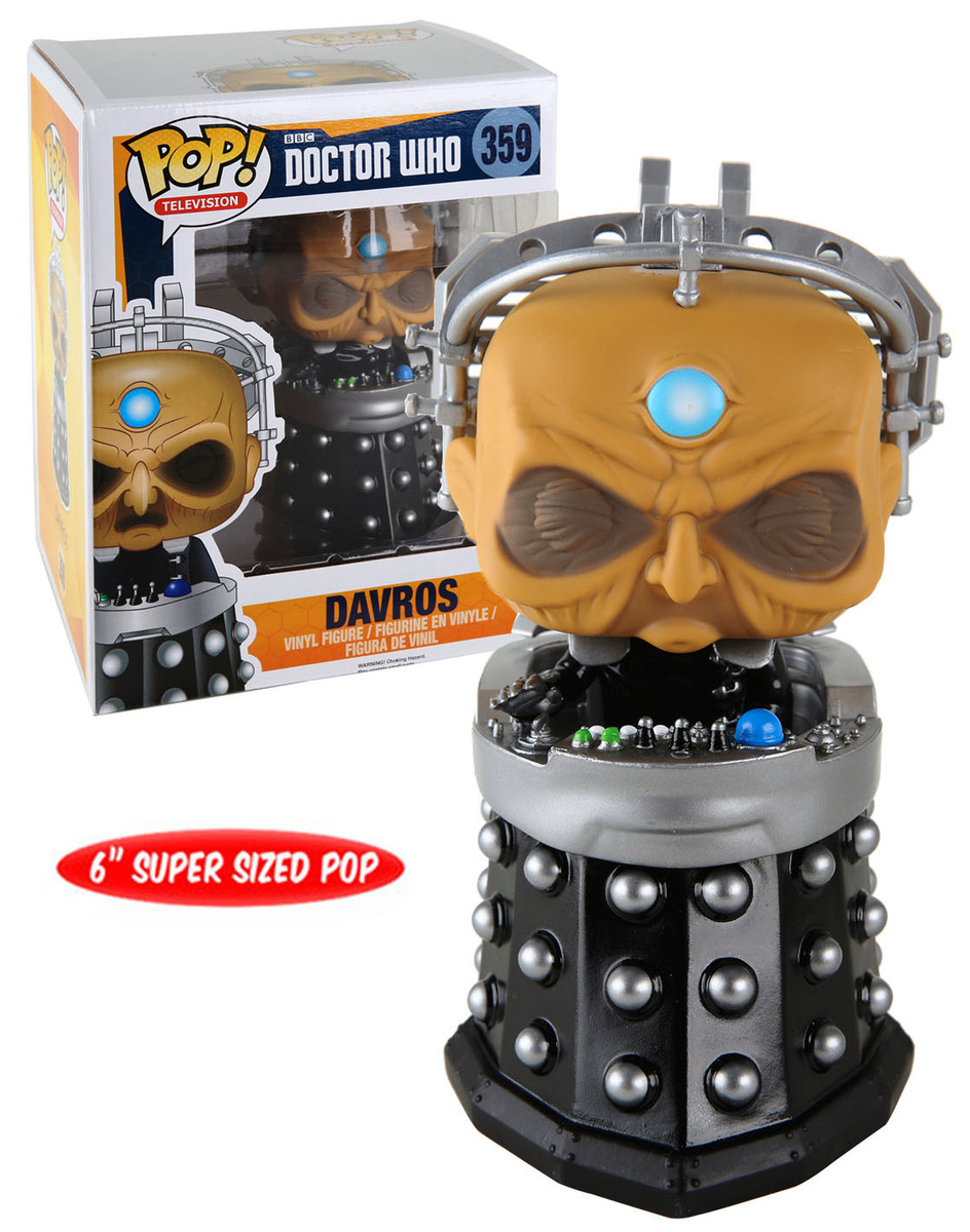 Funko POP! 359 Doctor Who Davros 6" Super Size MegaPOP New BOX DAMAGED