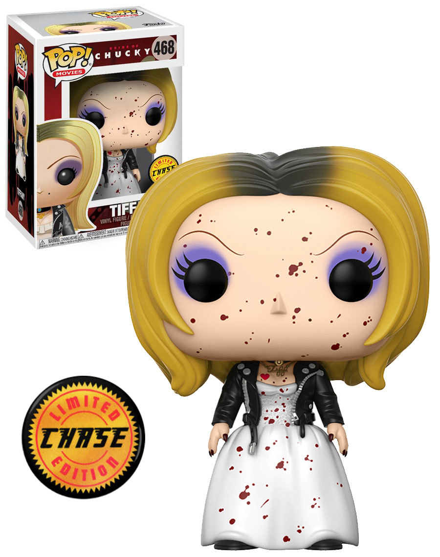 Funko POP! Limited Edition Chase Horror Bride Of Chucky 468 Tiffany