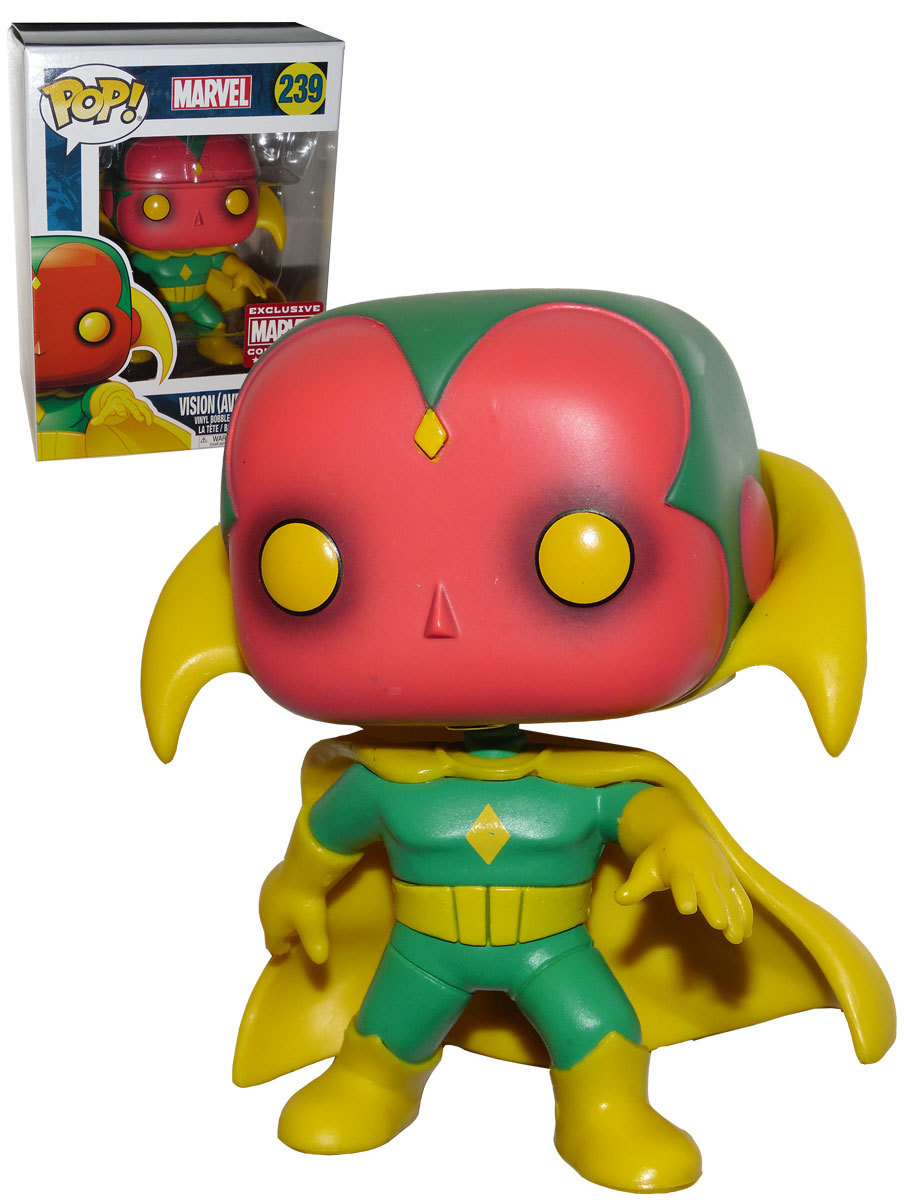 Funko POP! Marvel Avengers 239 Vision (Avengers 57) Collector Corps