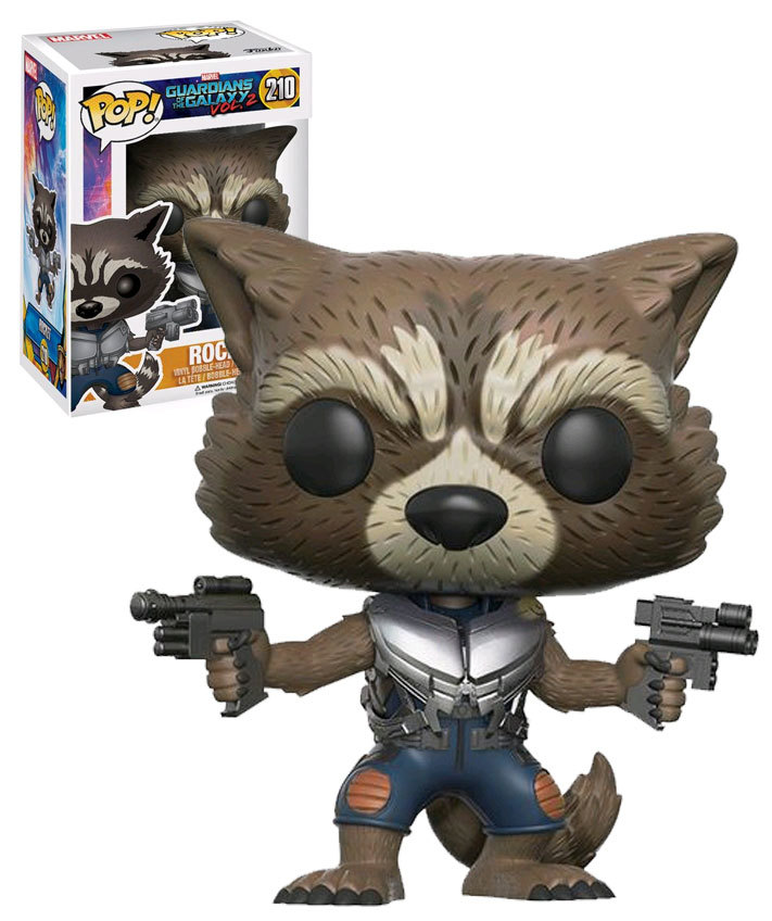 Funko POP! Marvel Guardians Of The Galaxy Vol. 2 210 Rocket (Dual Gun