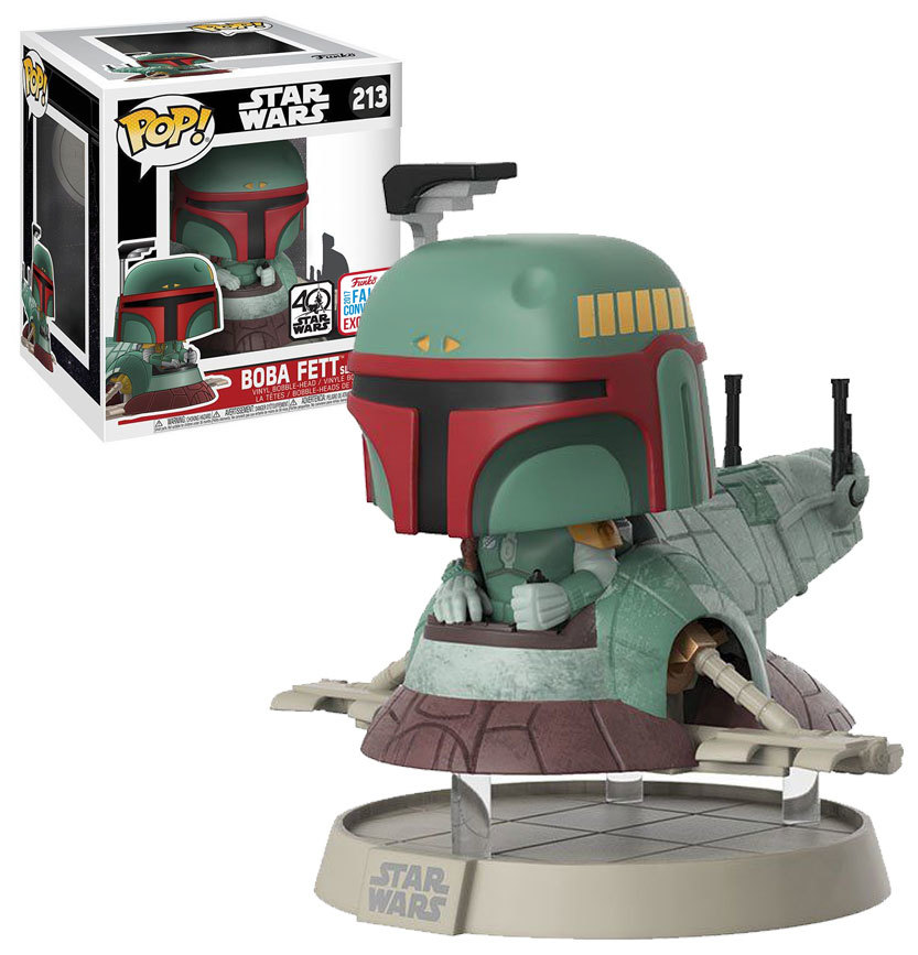 Funko Pop! Star Wars 213 Boba Fett With Slave One Funko 2017 NYCC