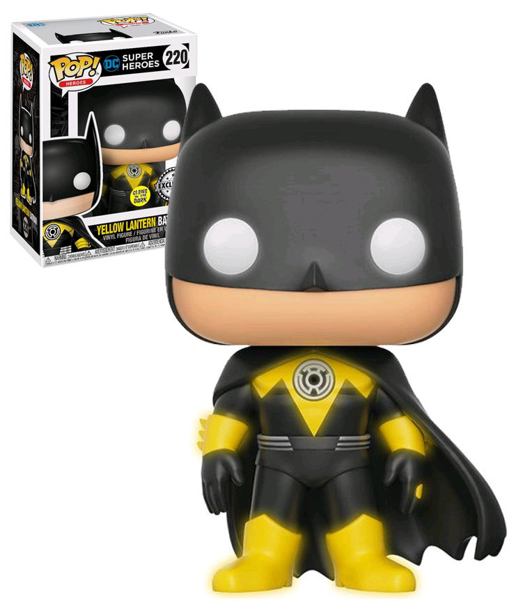 Funko POP! Heroes DC Super Heroes 220 Yellow Lantern Batman Exclusive
