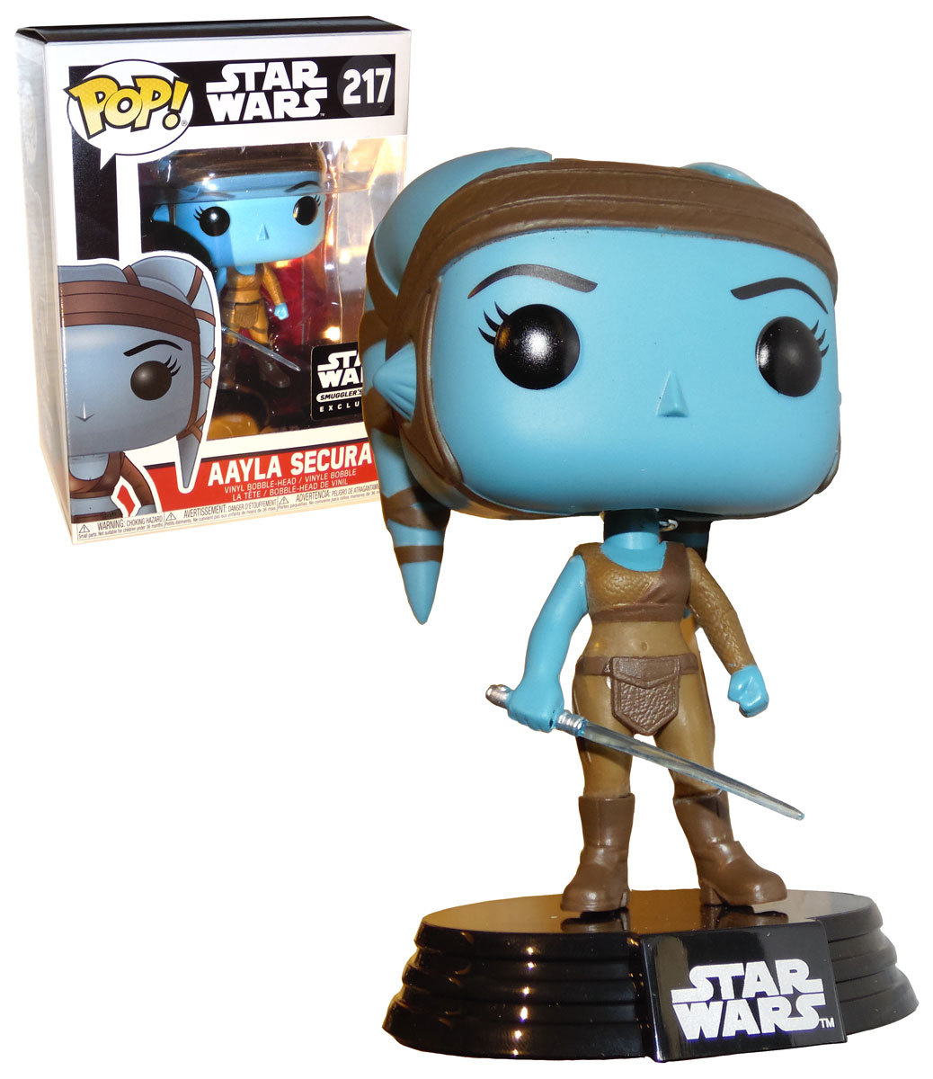 Funko POP! Star Wars 217 Aayla Secura Smugglers Bounty Exclusive
