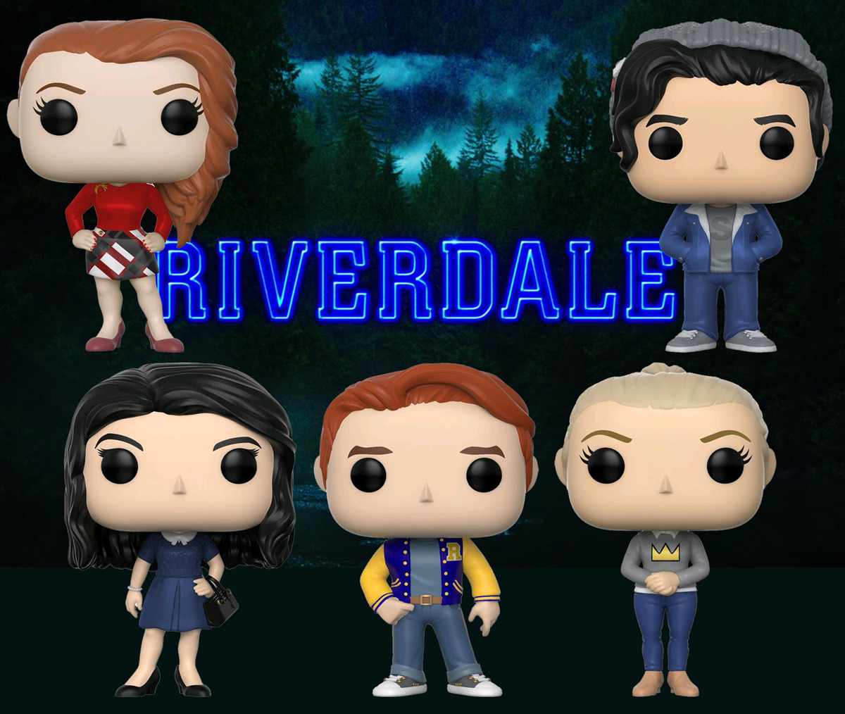 Funko POP! Television Riverdale Bundle (5 POPs) New, Mint Condition